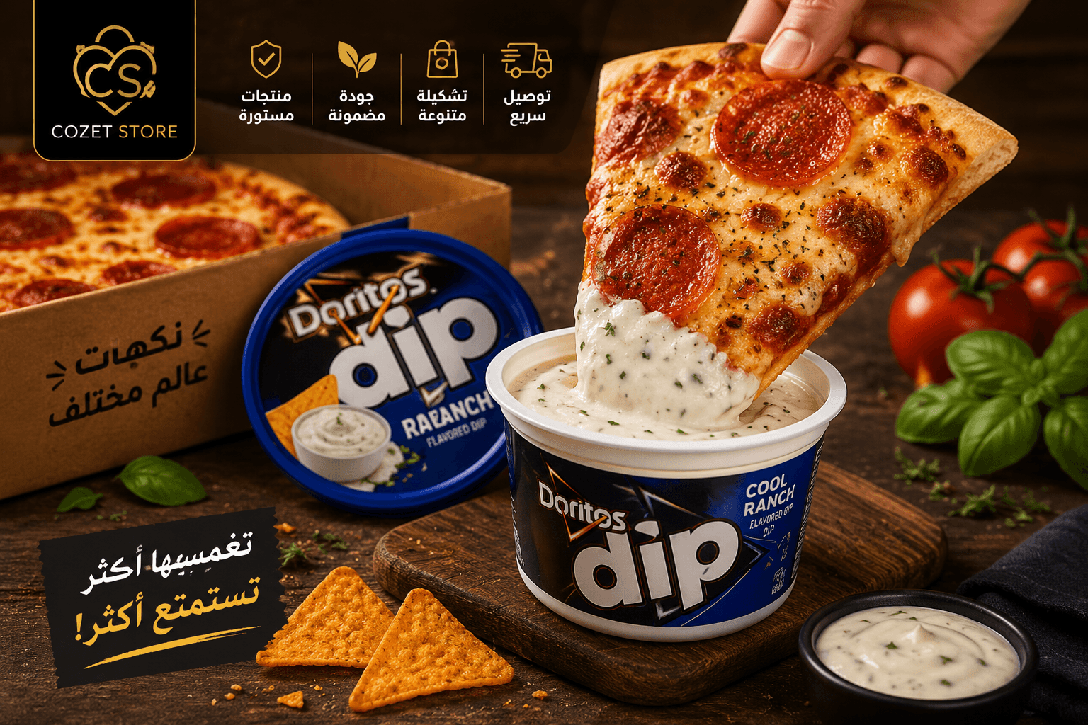 الصوصات والتوابل والمخللات sauces and condiments